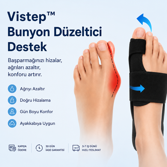 Vistep™ Bunyon Hizalama ve Konfor Desteği